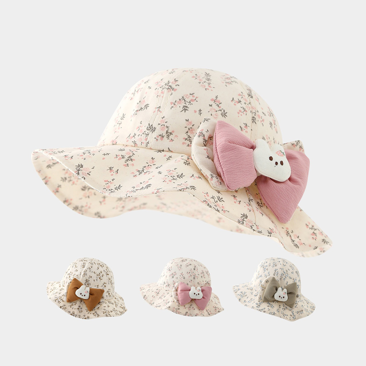 Baby Ruffle Brim Basin Cap Spr - Bucket Hat Cotton のレビューと価格