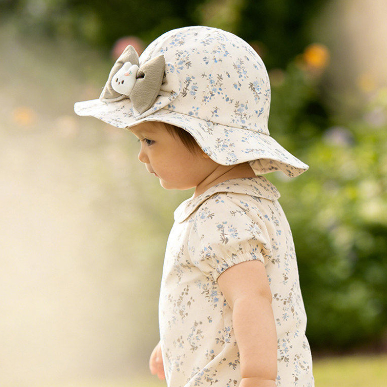Baby Ruffle Brim Basin Cap Spr - Bucket Hat Cotton のレビューと価格