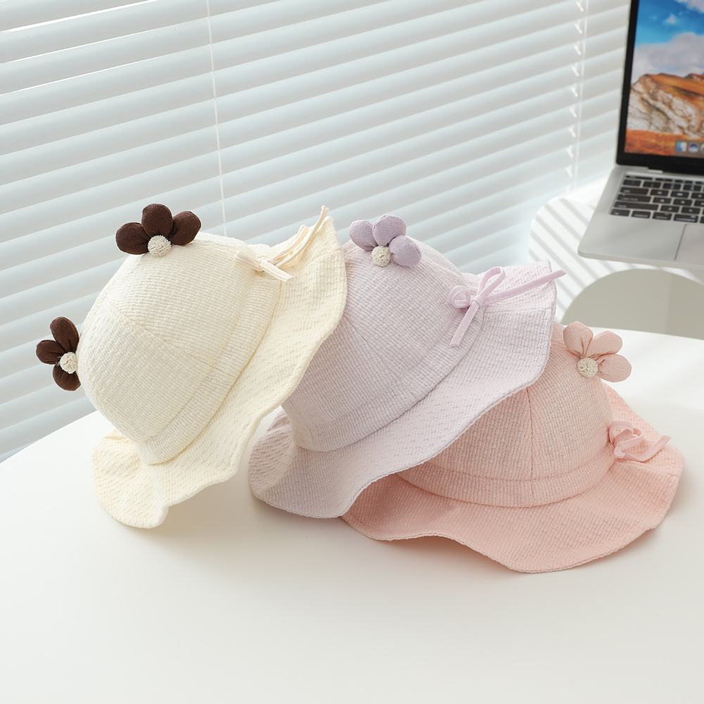 Baby Girls Sun Hat 48cm 6-24 M - Bucket Hat Cotton のレビューと価格