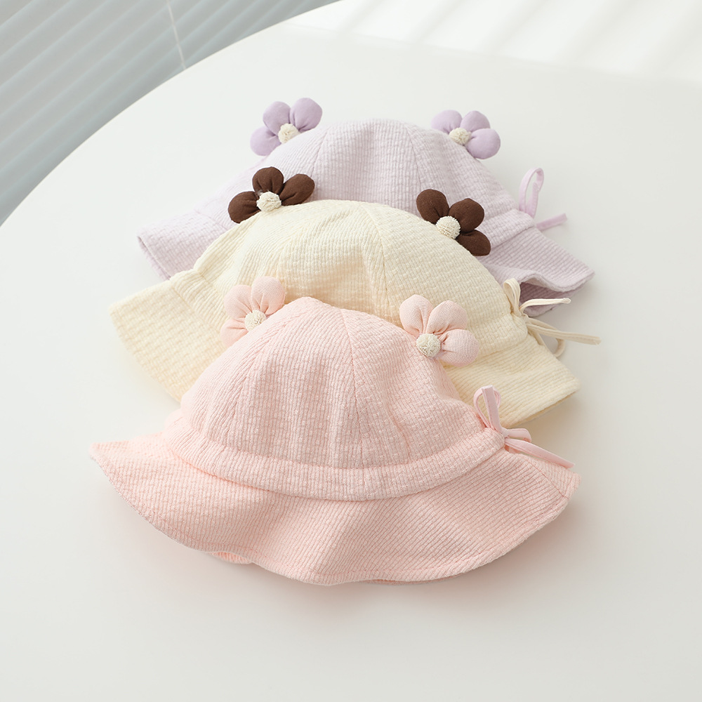 Baby Girls Sun Hat 48cm 6-24 M - Bucket Hat Cotton のレビューと価格