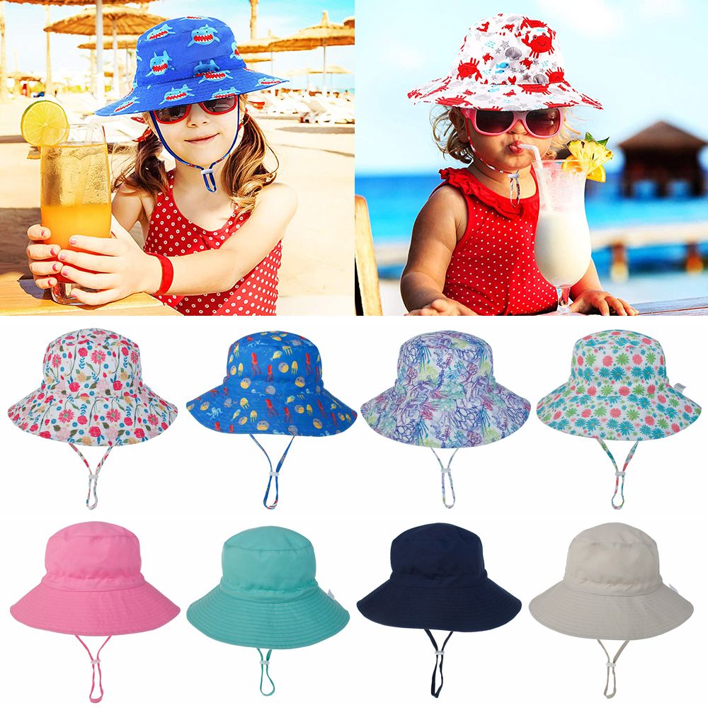 Summer Boys Girls Neck Ear Cov - Sun Hat Wide Brim のレビューと価格