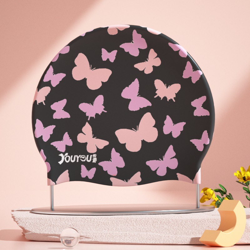 Adults High Elastic Cute Swimm - Swim Hat Silicone のレビューと価格