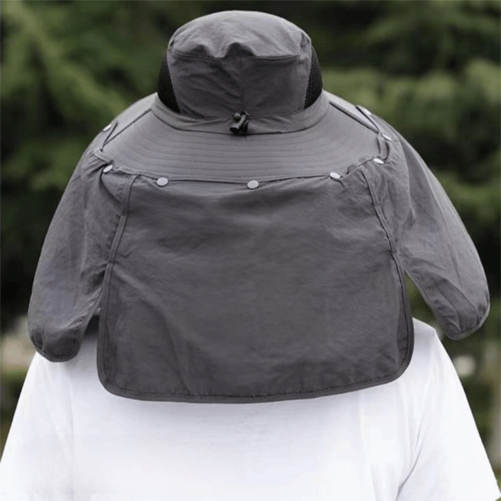 Removable Cloth Men Sun Hat Bi - Bucket Hat Cotton のレビューと価格