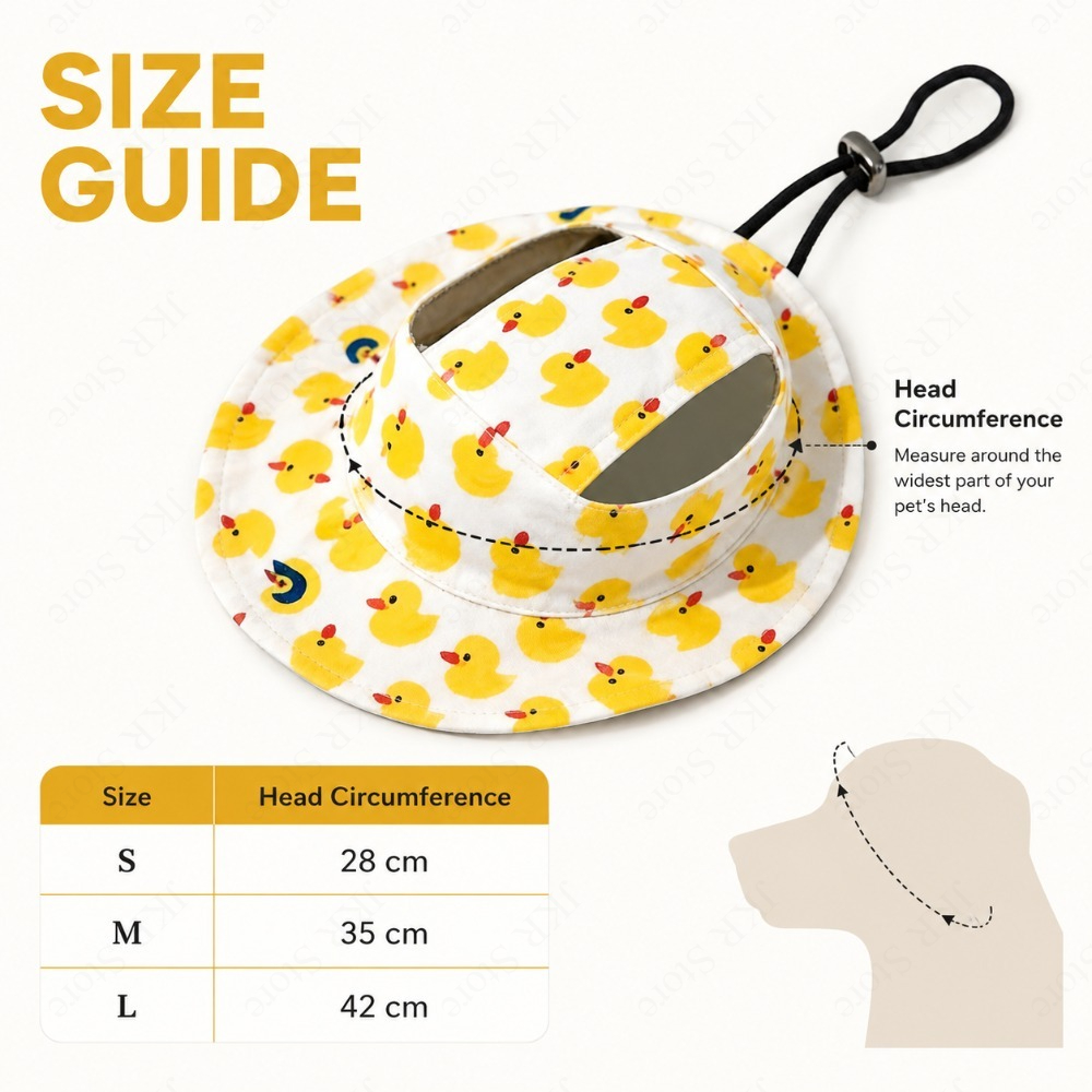 Adjustable Dog Hat Cute Print  - Running Cap Lightweight のレビューと価格