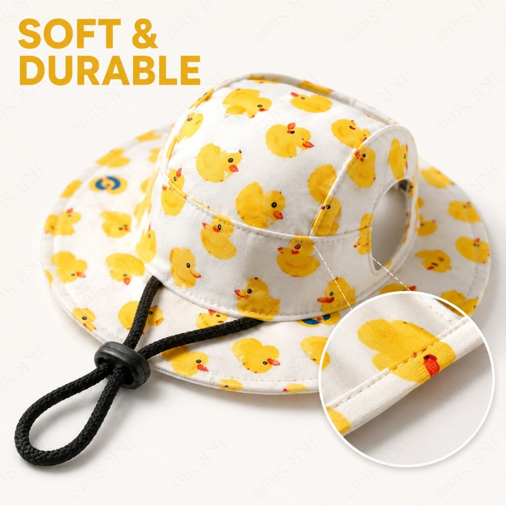 Adjustable Dog Hat Cute Print  - Running Cap Lightweight のレビューと価格