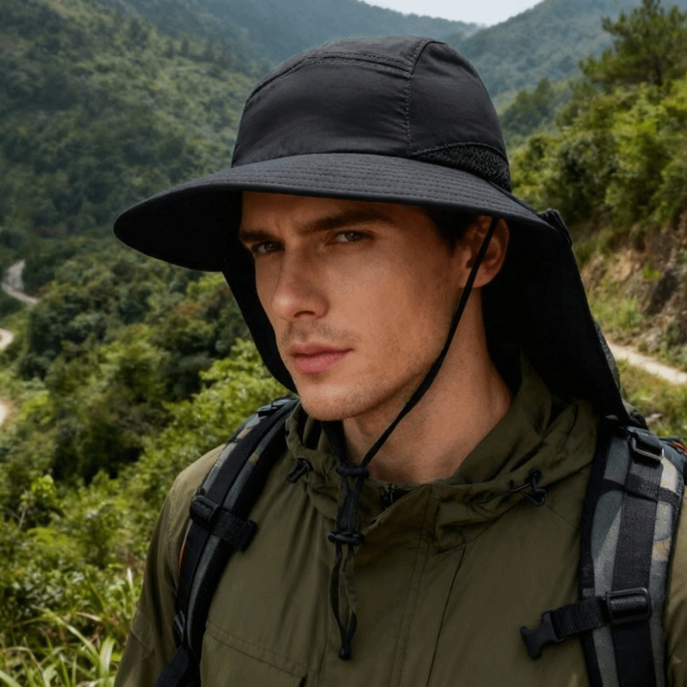 Fashion Wide Brim Outdoor Sun  - Bucket Hat Cotton のレビューと価格