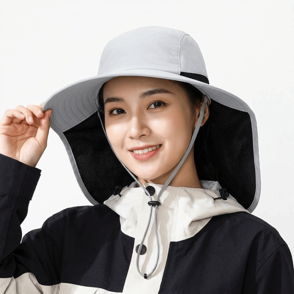 Fashion Wide Brim Outdoor Sun  - Bucket Hat Cotton のレビューと価格