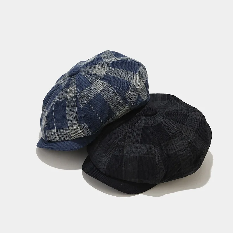 Corduroy Men Women Youth Boy G - Newsboy Cap Ivy のレビューと価格