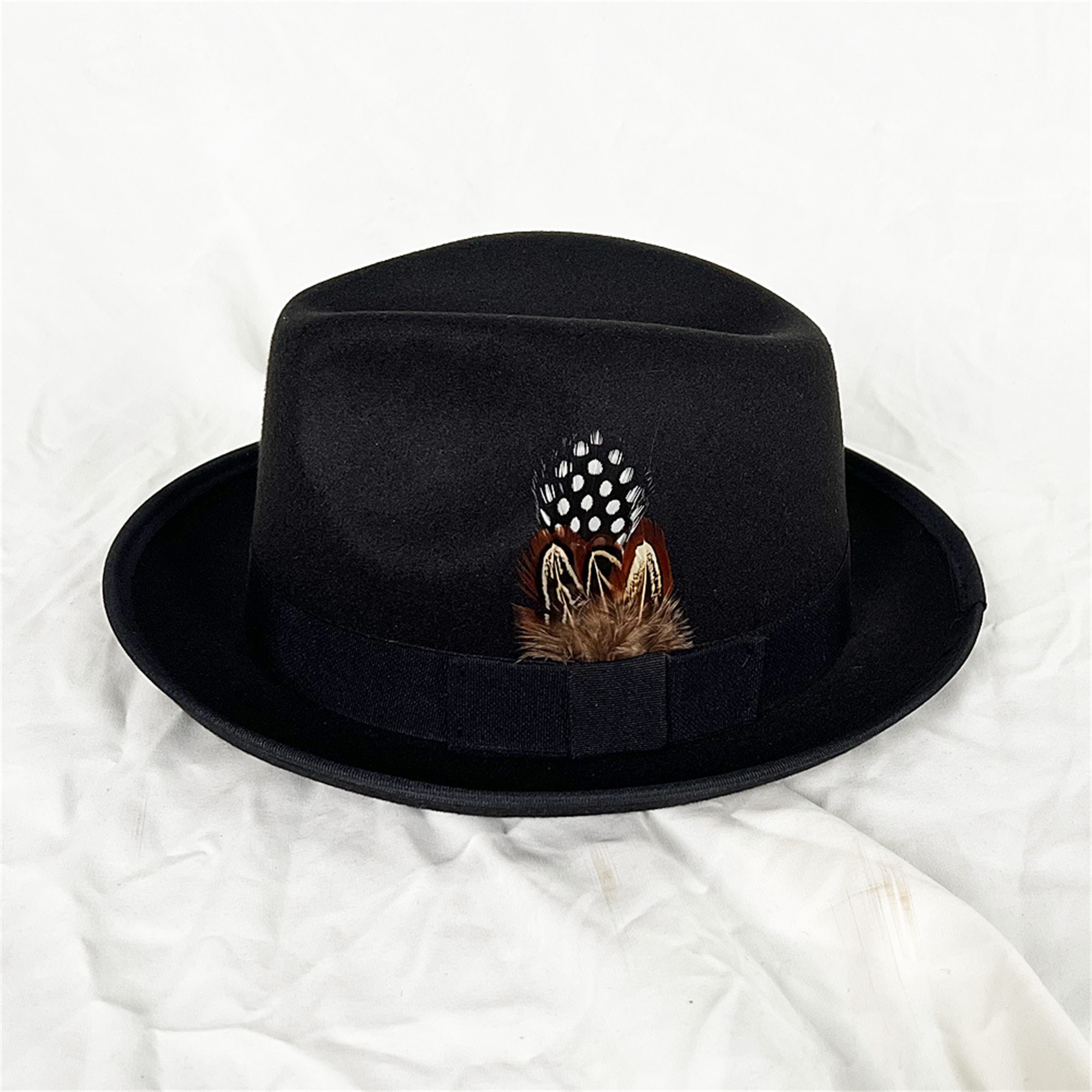 Vintage Style Wool Fedora Hat  - Fedora Hat Wool のレビューと価格