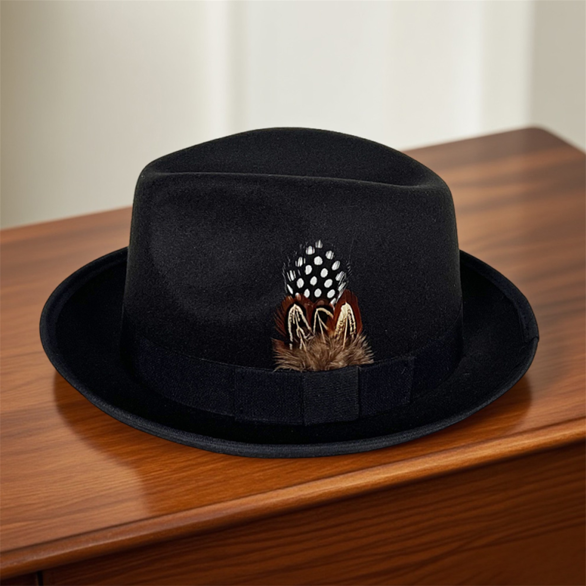 Vintage Style Wool Fedora Hat  - Fedora Hat Wool のレビューと価格