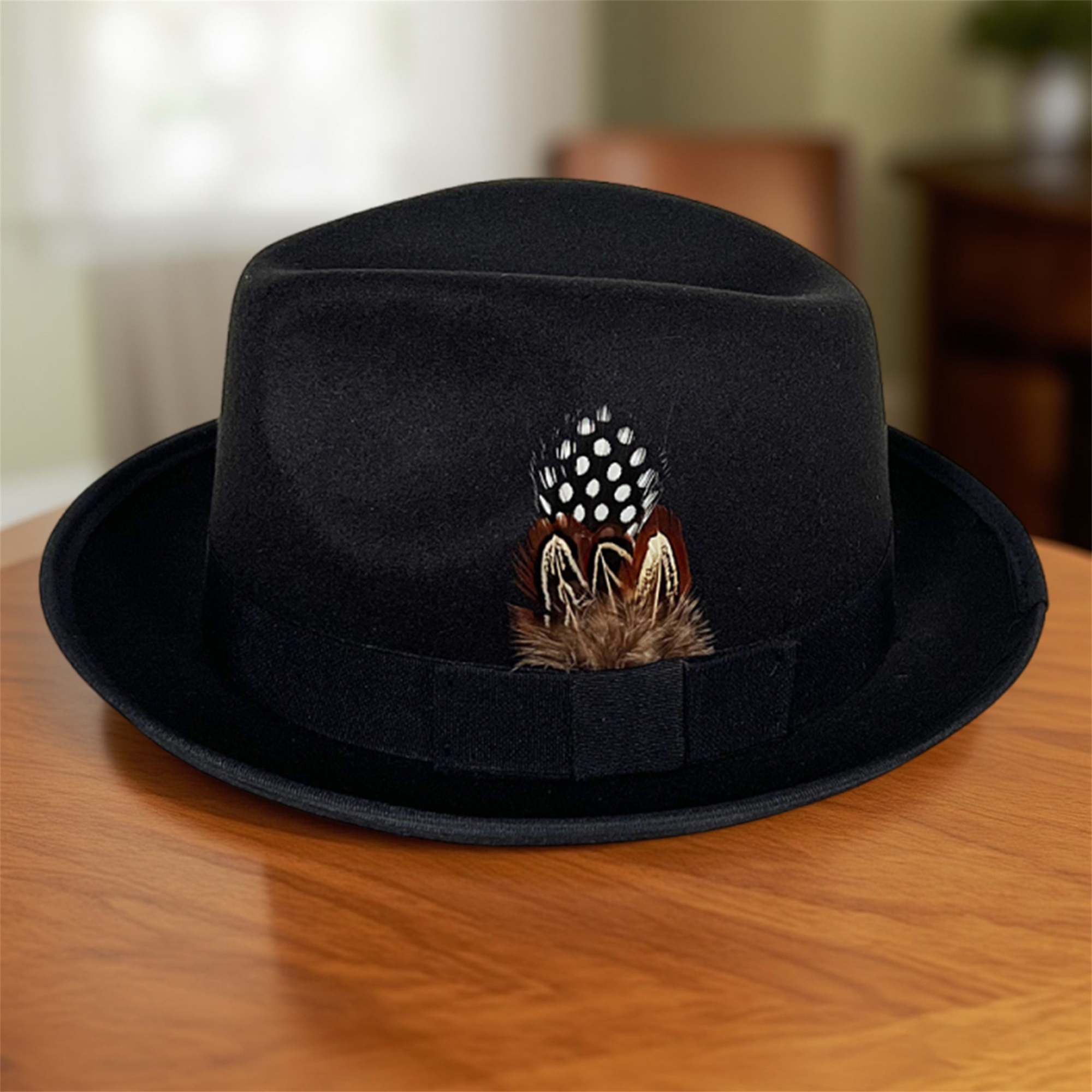 Vintage Style Wool Fedora Hat  - Fedora Hat Wool のレビューと価格