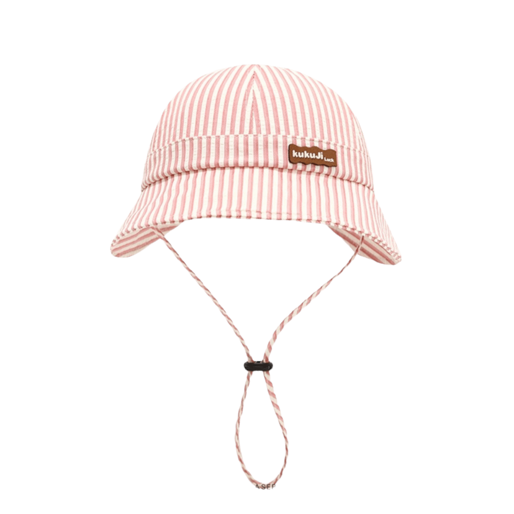 New Striped Baby Bucket Hat Ad - Bucket Hat Cotton のレビューと価格