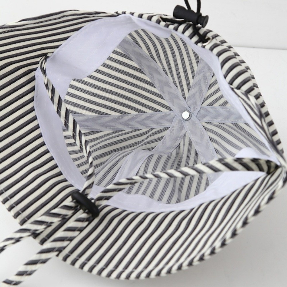 New Striped Baby Bucket Hat Ad - Bucket Hat Cotton のレビューと価格