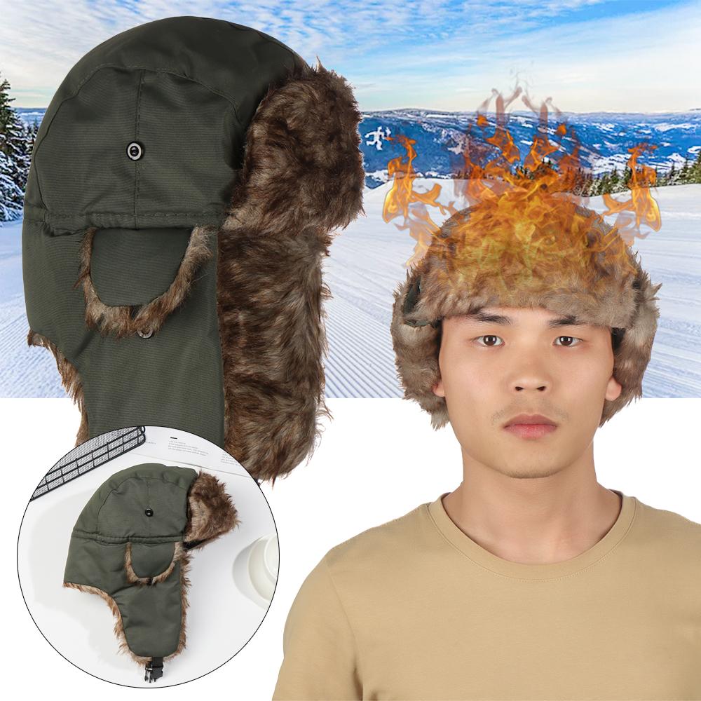 Warm Earflap Trapper Winter Ca - Winter Trapper Hat のレビューと価格