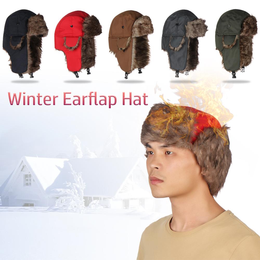 Warm Earflap Trapper Winter Ca - Winter Trapper Hat のレビューと価格