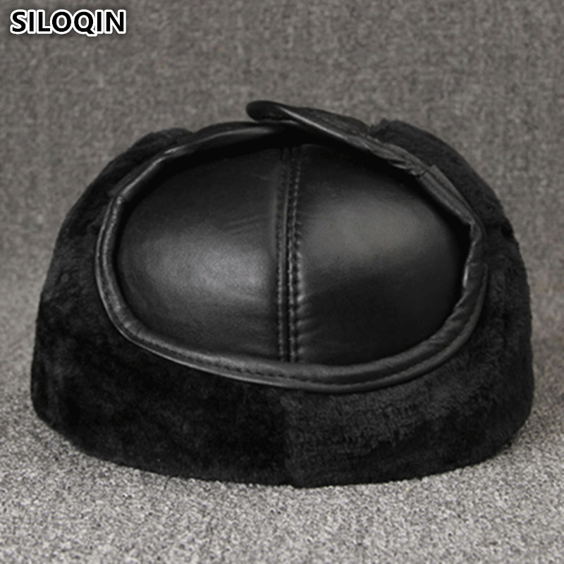 SILOQIN Men's Genuine Leather  - Winter Trapper Hat のレビューと価格
