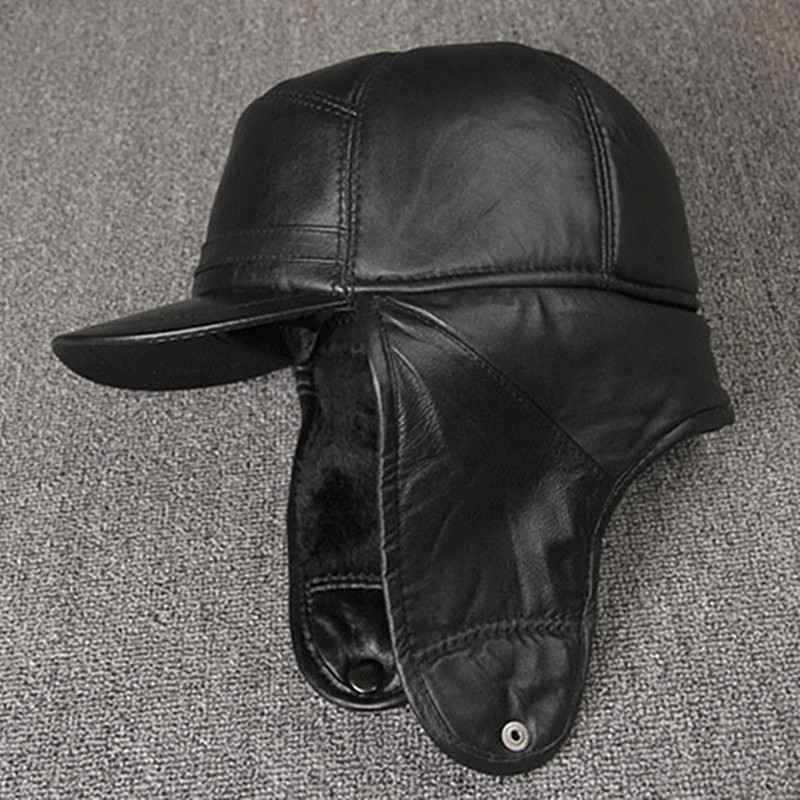 SILOQIN Men's Genuine Leather  - Winter Trapper Hat のレビューと価格