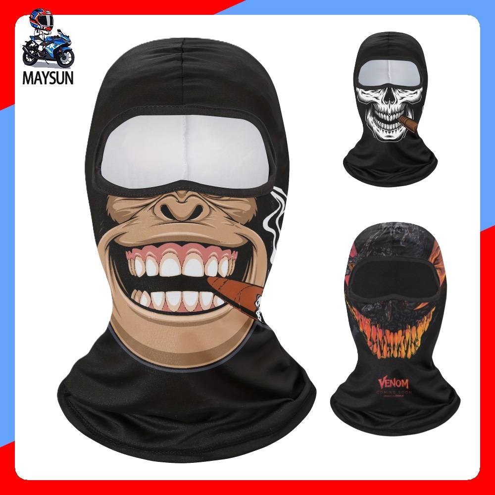 Outdoor Sunscreen New Venom Sk - Skull Cap Helmet Liner のレビューと価格