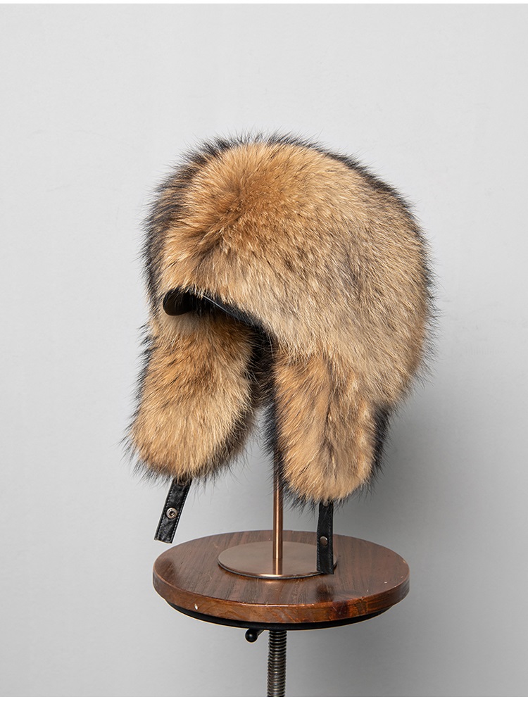 100% Real Fox Fur Hats Women's - Trapper Hat Ear Flap のレビューと価格