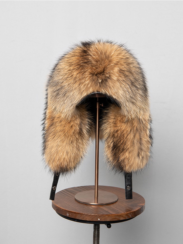 100% Real Fox Fur Hats Women's - Trapper Hat Ear Flap のレビューと価格