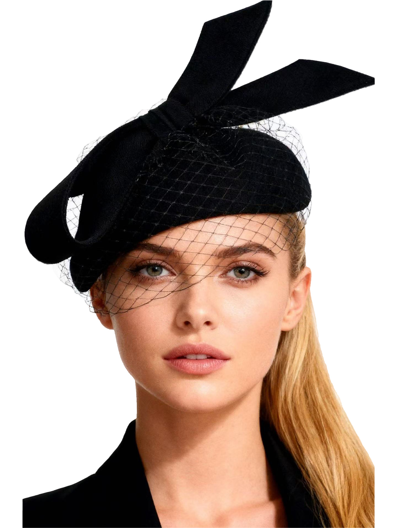 French White Beret Fascinator  - Beret French Wool のレビューと価格