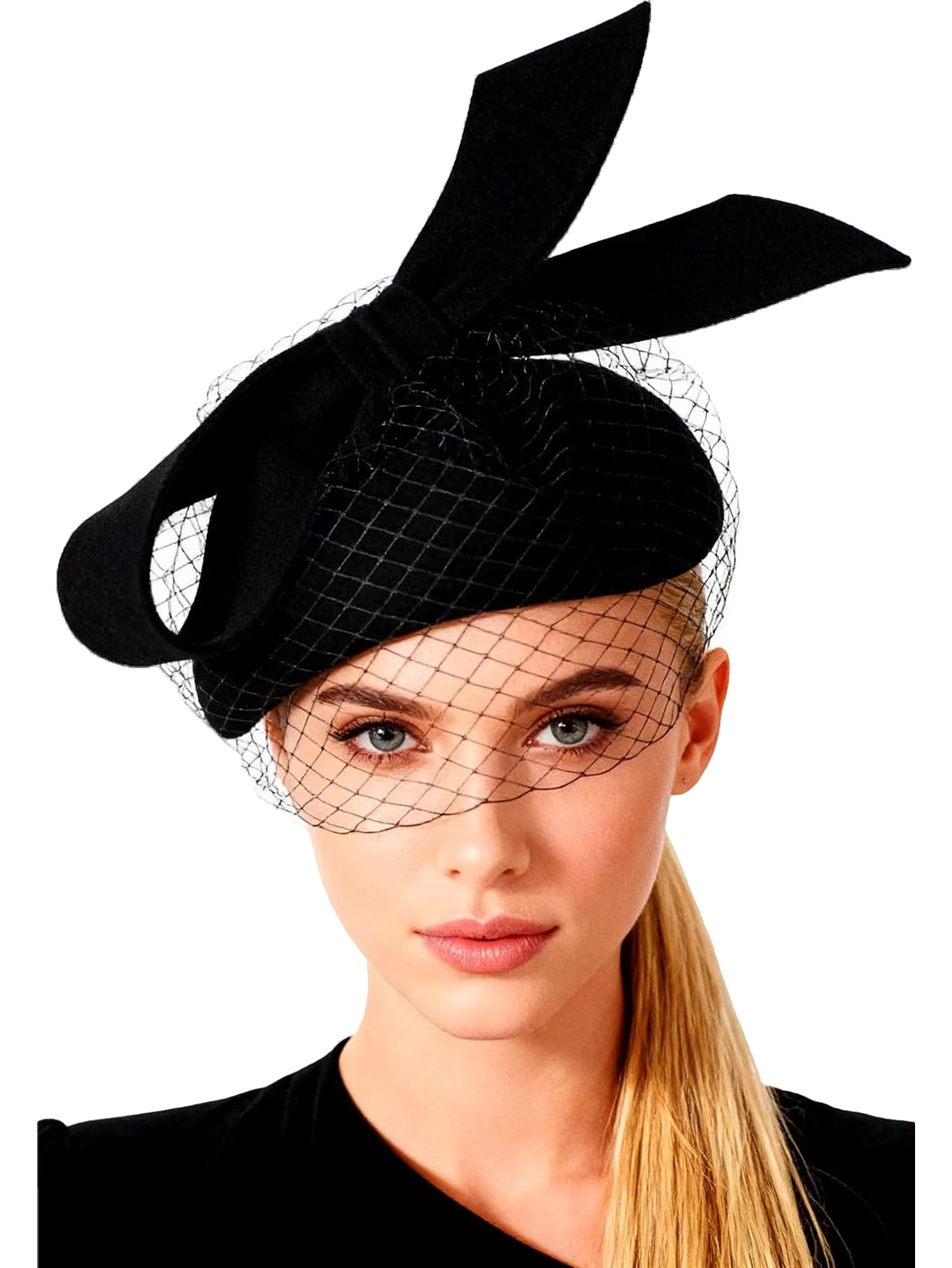 French White Beret Fascinator  - Beret French Wool のレビューと価格