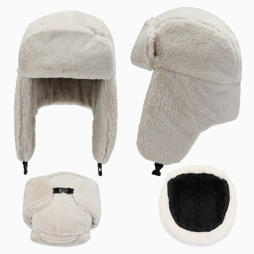 High Quilty Warm Winter Hat Wi - Winter Trapper Hat のレビューと価格