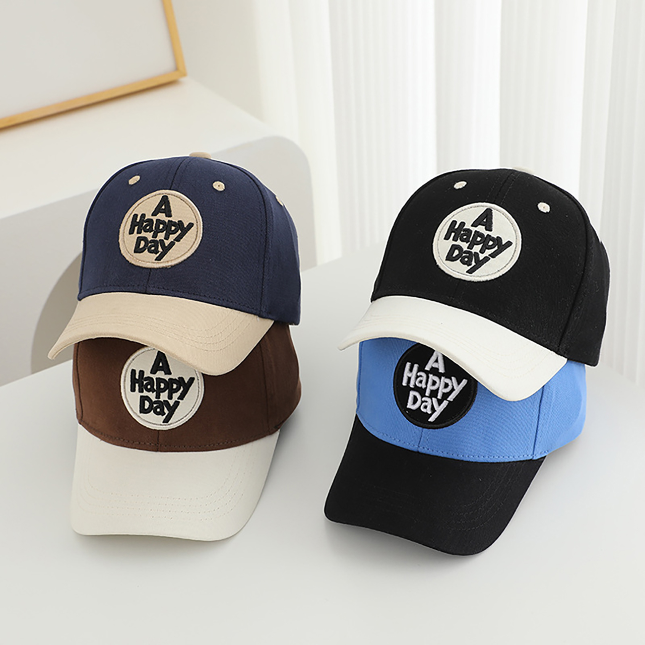 Letter Patchwork Baseball Cap  - Visor Sun Hat のレビューと価格