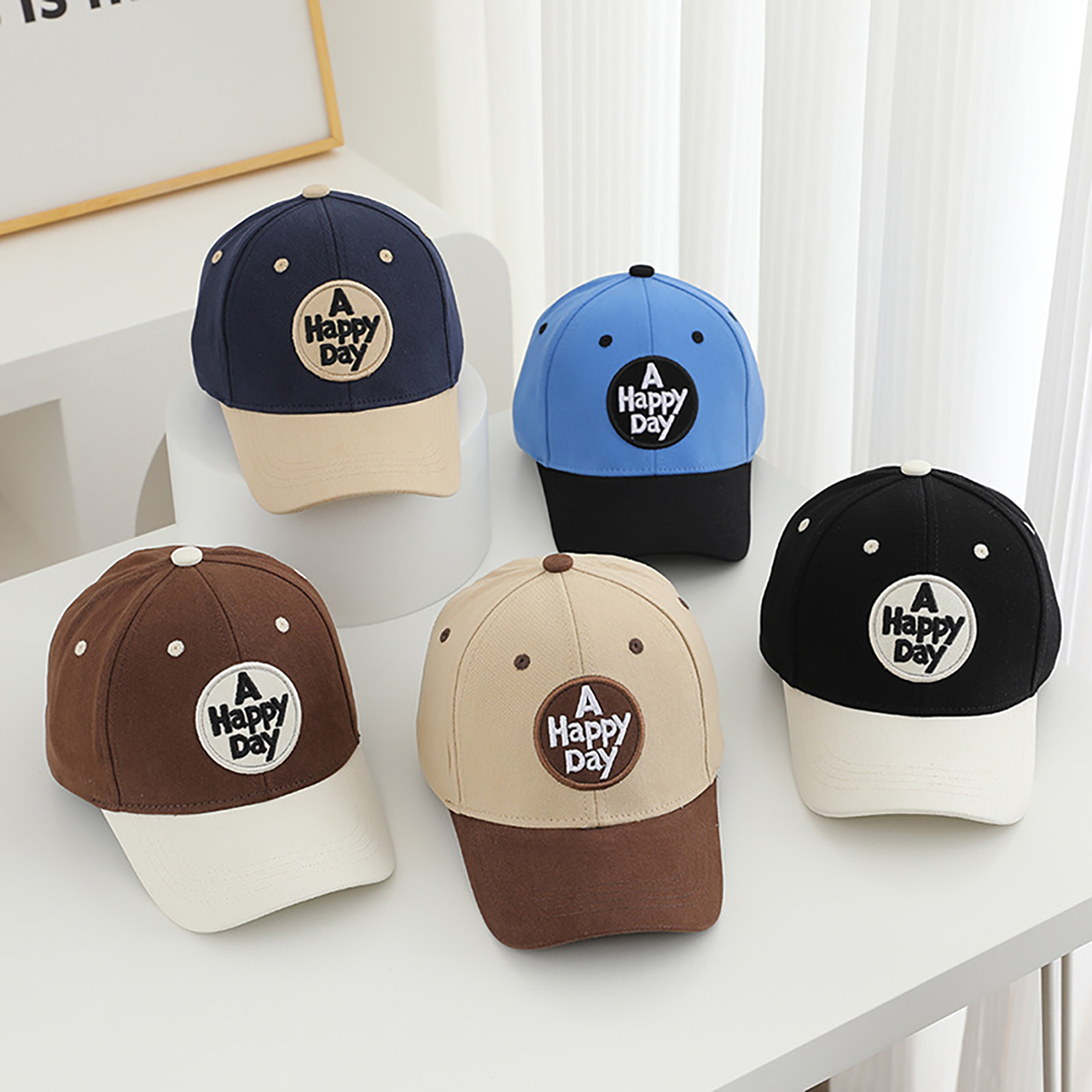 Letter Patchwork Baseball Cap  - Visor Sun Hat のレビューと価格