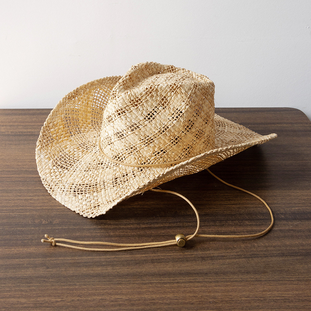 USPOP Wide Brim Straw Fedora U - Cowboy Hat Straw のレビューと価格