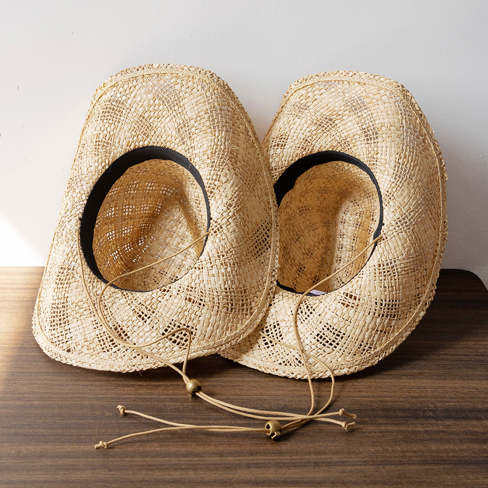 USPOP Wide Brim Straw Fedora U - Cowboy Hat Straw のレビューと価格