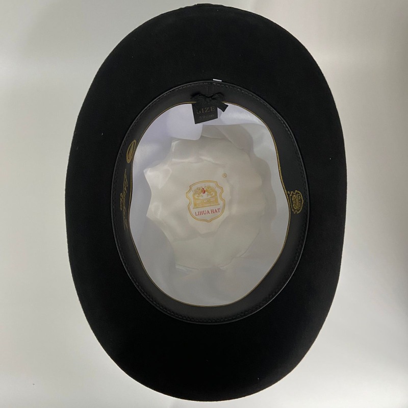 Black Wool Felt Top Hat Men's  - Fedora Hat Wool のレビューと価格