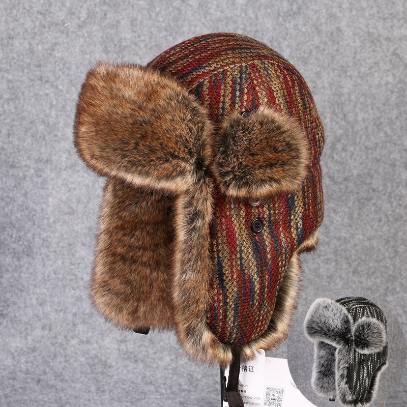 B-8433 Man Bomber Hat Rex Rabb - Winter Trapper Hat のレビューと価格