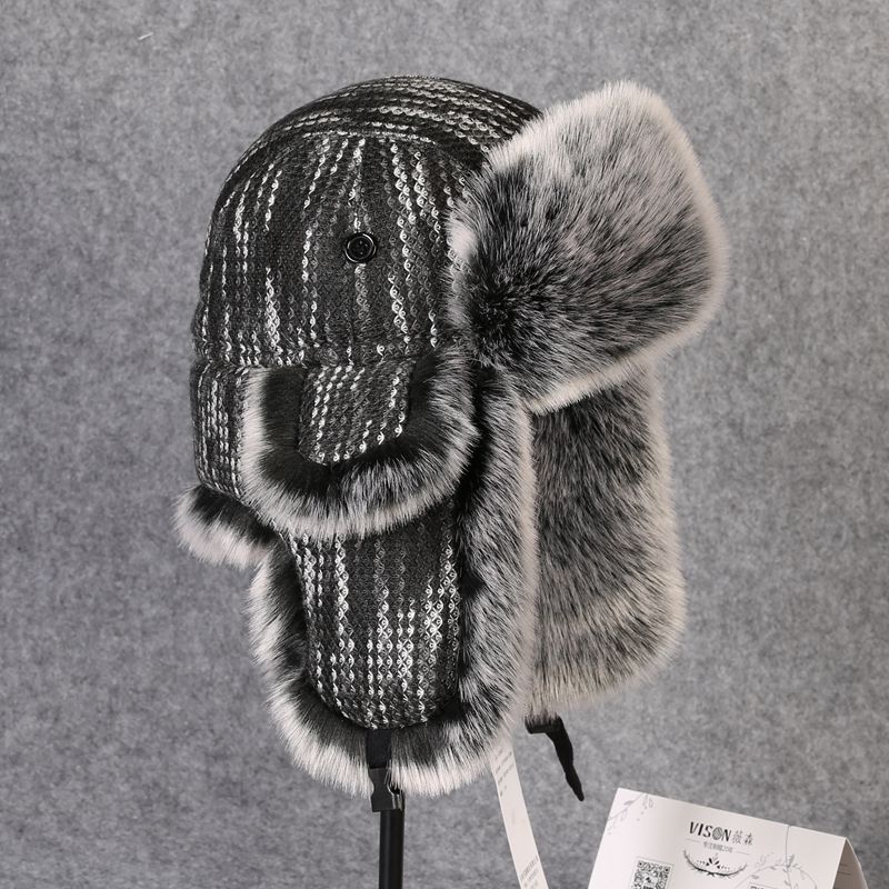 B-8433 Man Bomber Hat Rex Rabb - Winter Trapper Hat のレビューと価格