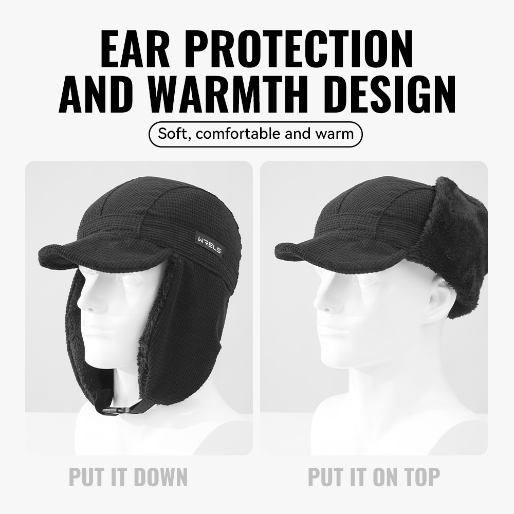 WRELS Winter Trapper Hat Windp - Trapper Hat Ear Flap のレビューと価格