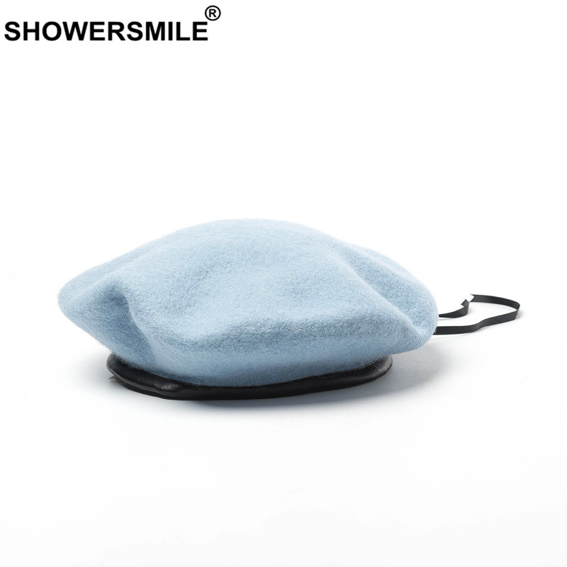 Sky Blue French Beret Women Au - Beret French Wool のレビューと価格