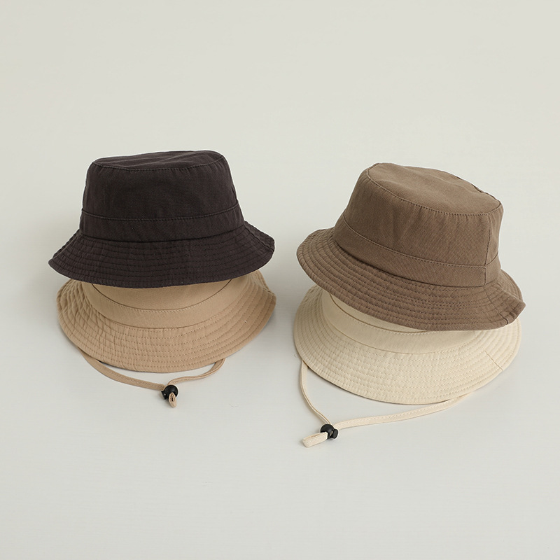 Solid Color Kids Bucket Hat Fa - Bucket Hat Cotton のレビューと価格