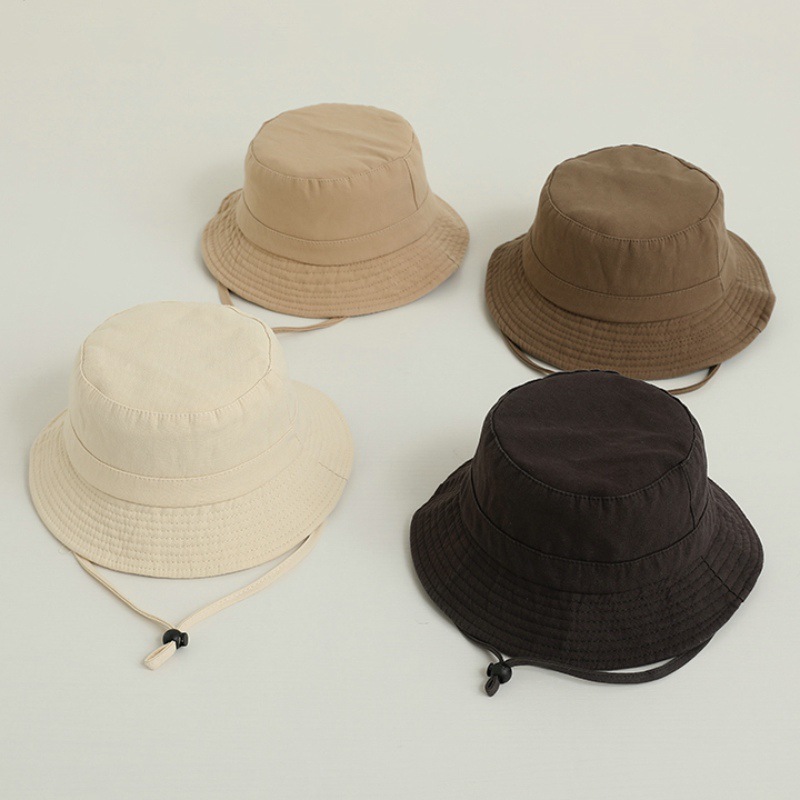 Solid Color Kids Bucket Hat Fa - Bucket Hat Cotton のレビューと価格