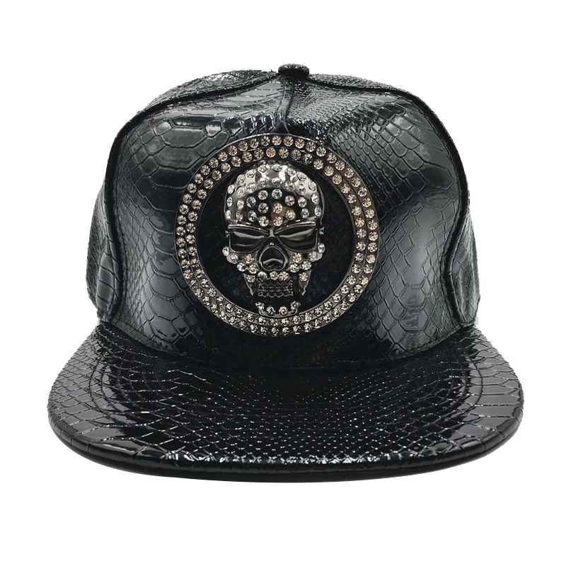 Brand Oohmy Men Women PU Leath - Snapback Hat Flat のレビューと価格