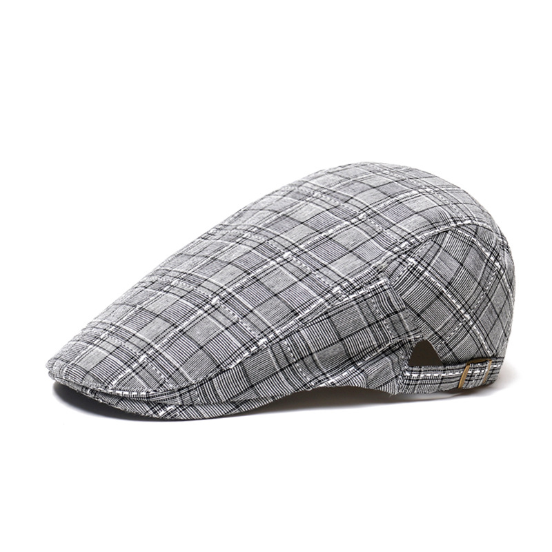Unisex Cotton Plaid Newsboy Be - Newsboy Cap Ivy のレビューと価格