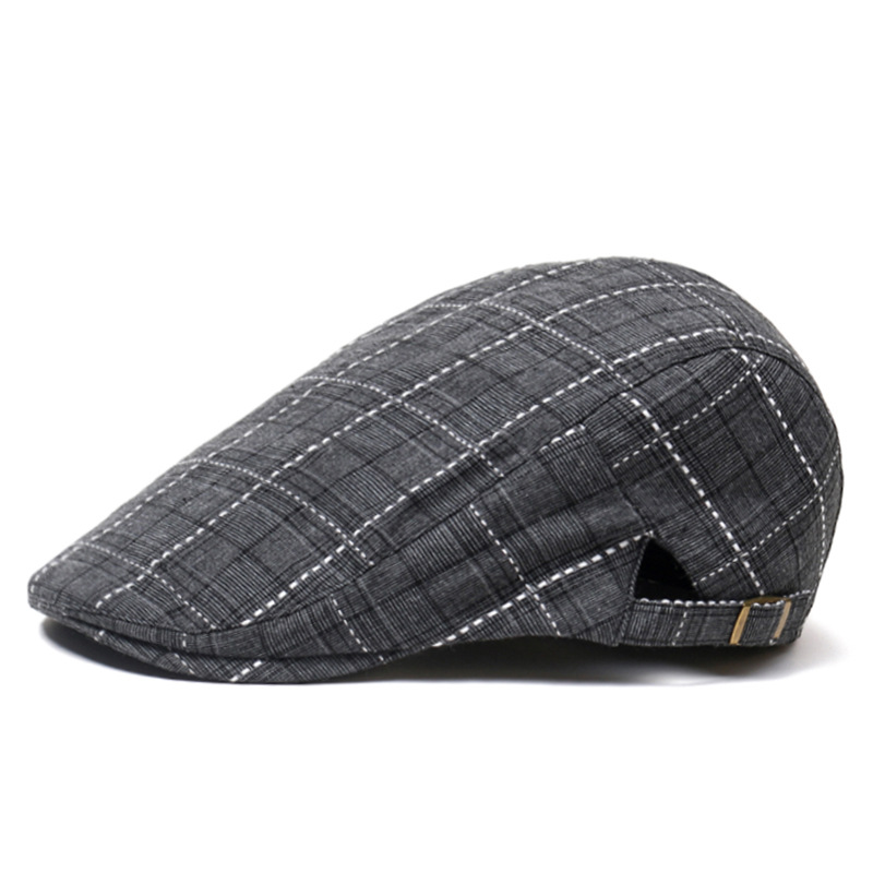 Unisex Cotton Plaid Newsboy Be - Newsboy Cap Ivy のレビューと価格