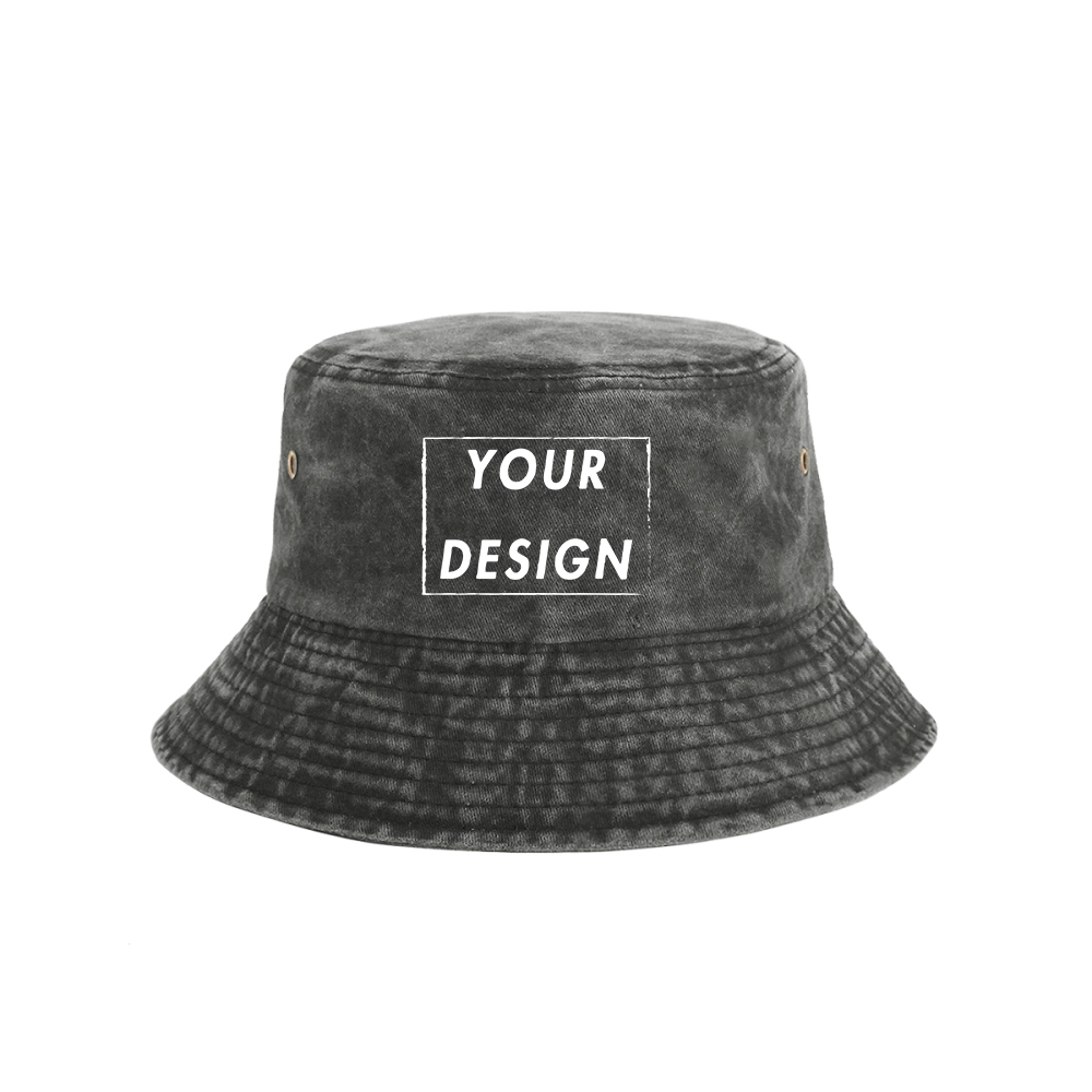 Custom Washed Vintage Bucket H - Bucket Hat Cotton のレビューと価格