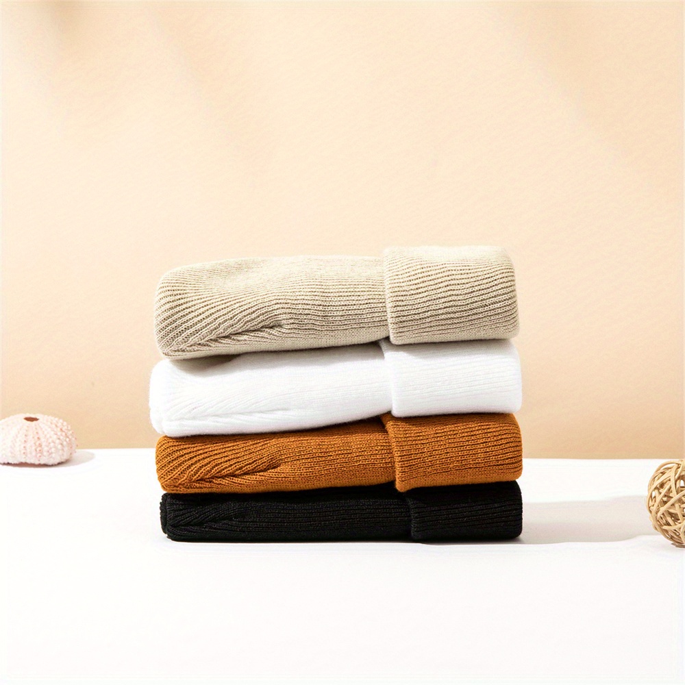4pcs Baby Hat Knit Cuffed Bean - Beanie Cuffed Knit のレビューと価格