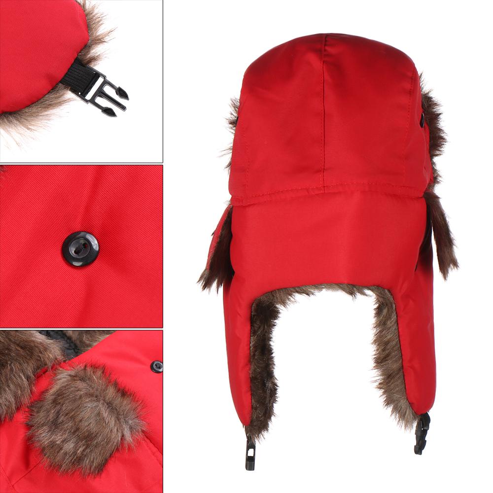 Men Women Fur Trapper Ski Hat  - Winter Trapper Hat のレビューと価格