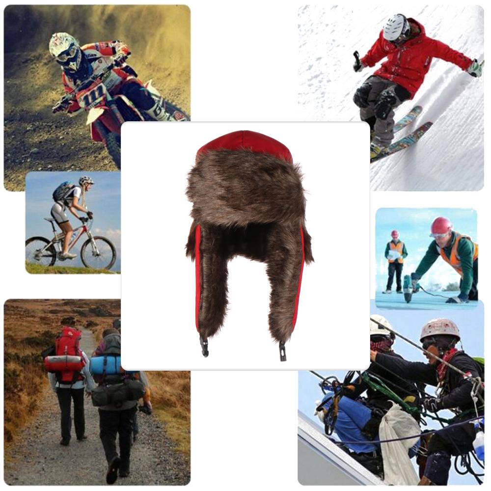 Men Women Fur Trapper Ski Hat  - Winter Trapper Hat のレビューと価格