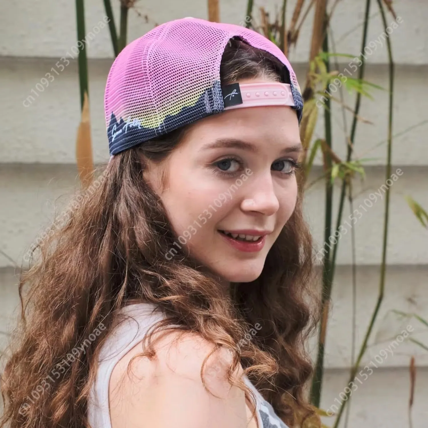 Grace Folly Beach Trucker Hat  - Dad Hat Cotton のレビューと価格