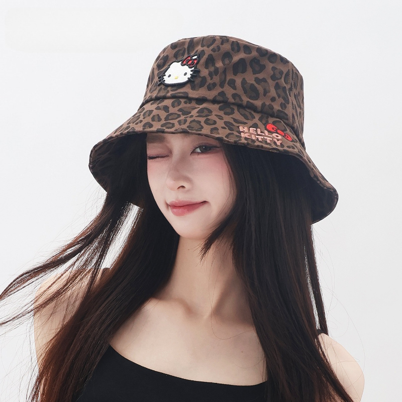 New Sanrio Leopard Bucket Hat  - Visor Sun Hat のレビューと価格