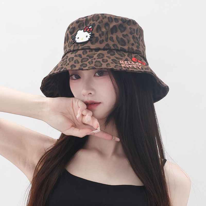 New Sanrio Leopard Bucket Hat  - Visor Sun Hat のレビューと価格