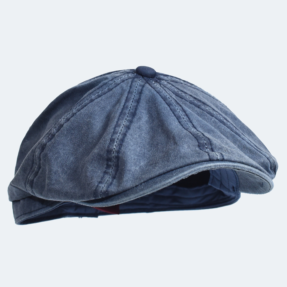 Washed Cotton Newsboy Cap Peak - Newsboy Cap Ivy のレビューと価格