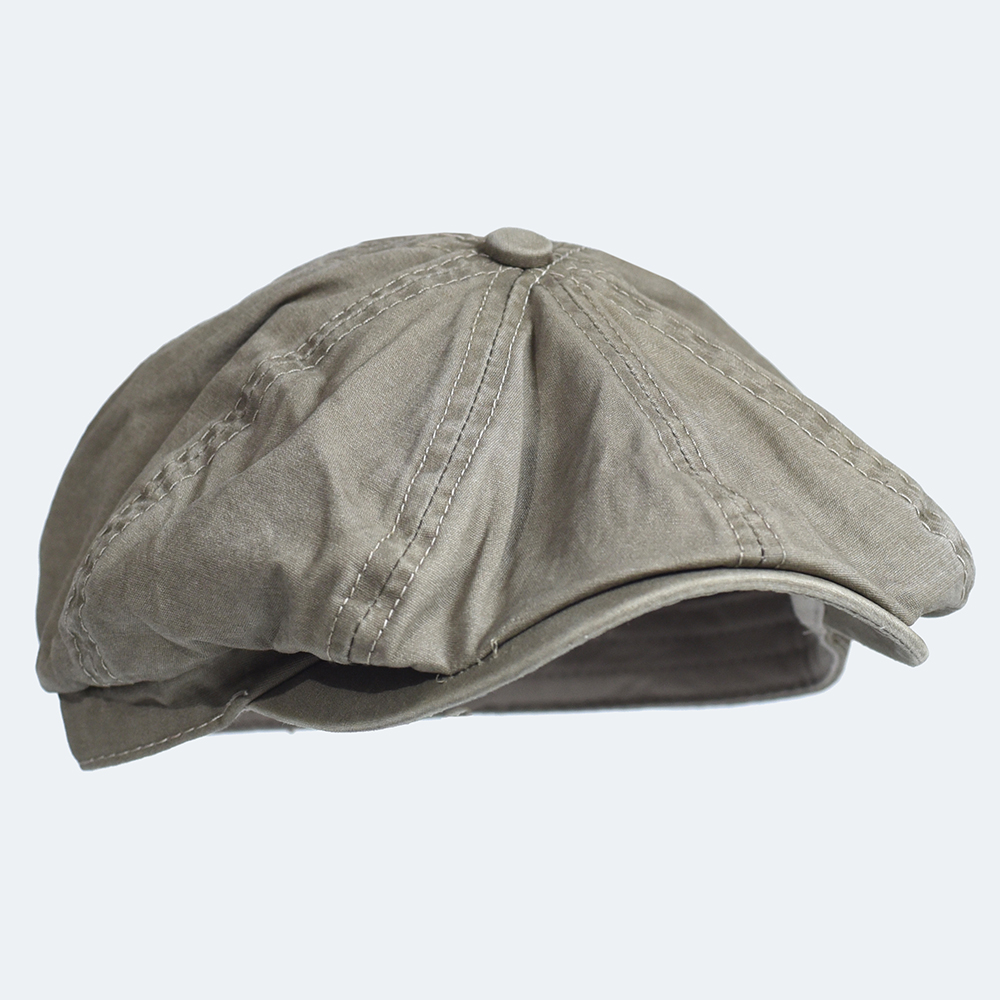 Washed Cotton Newsboy Cap Peak - Newsboy Cap Ivy のレビューと価格